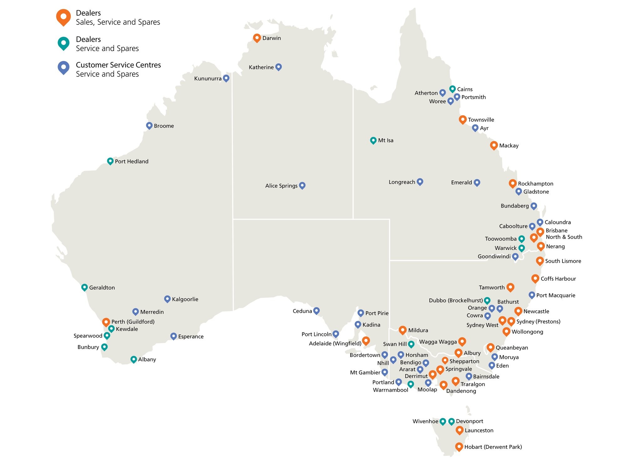 UD Dealer network