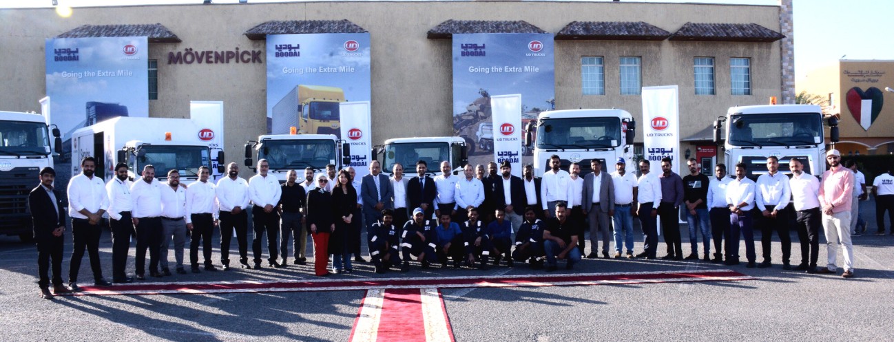 UD Trucks and Boodai Trading Team at Kuwait Open Day