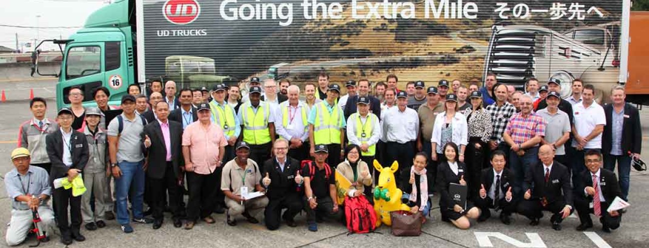 UD Trucks’ Extra Mile Challenge 2015 final took place at the Japan Headquarters, Australian team crowned as overall winner